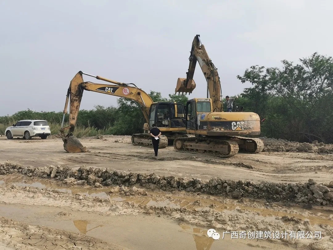 南宁洪运路工程项目今日举行开工仪式