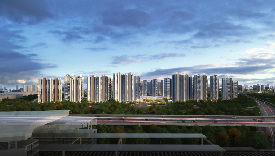 我公司承接庆盛枢纽区块综合开发项目安置房及公建配套工程设计工